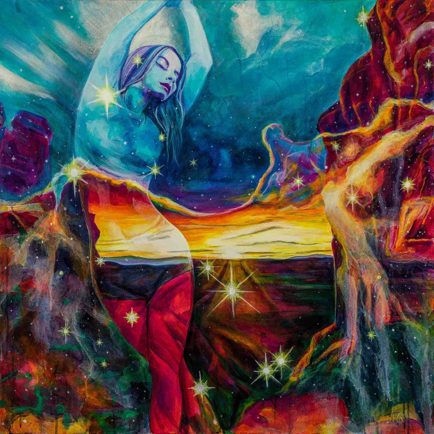 I Am Energy 8x8 print