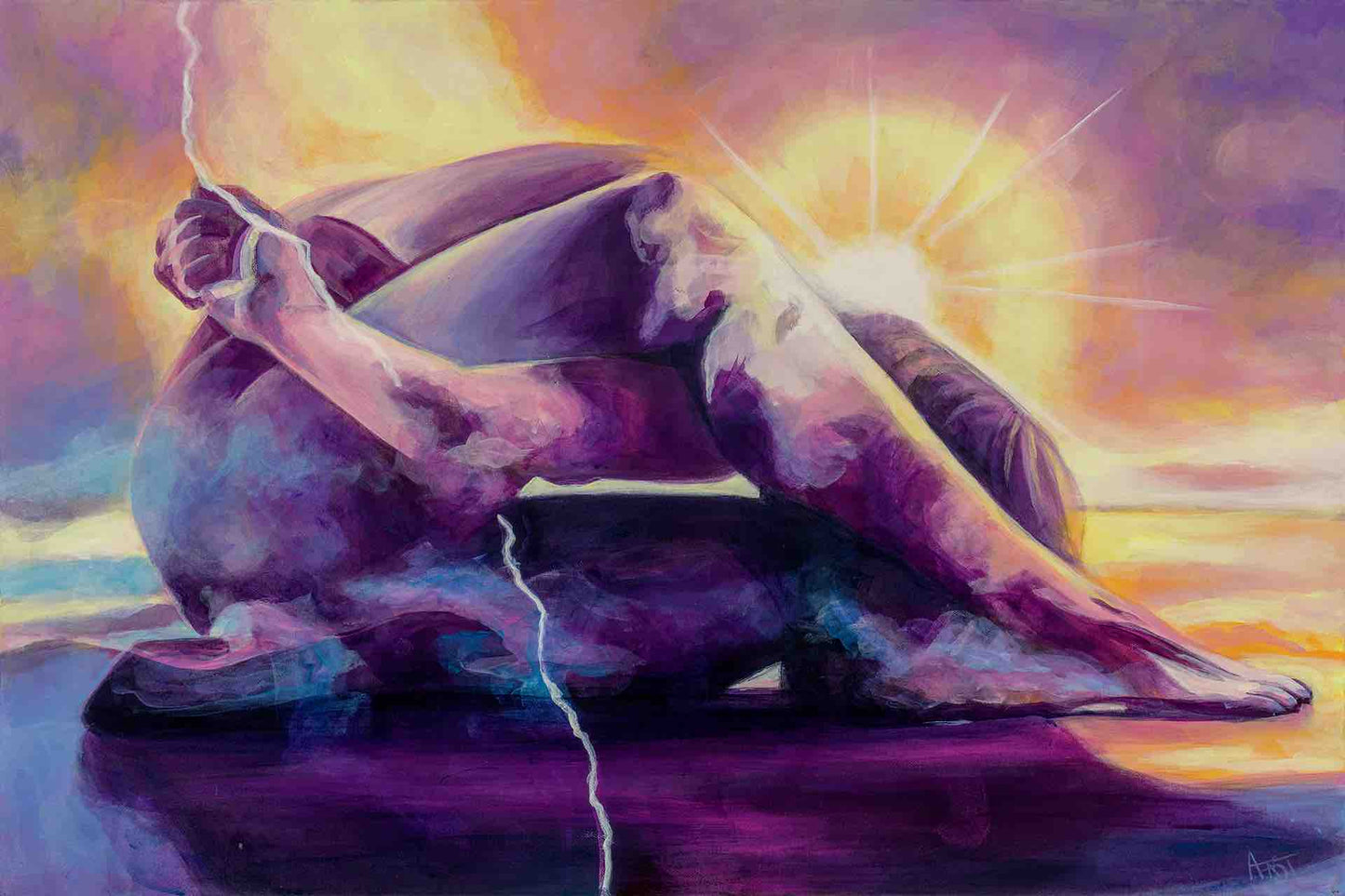 I Am Awake 12x18 Print