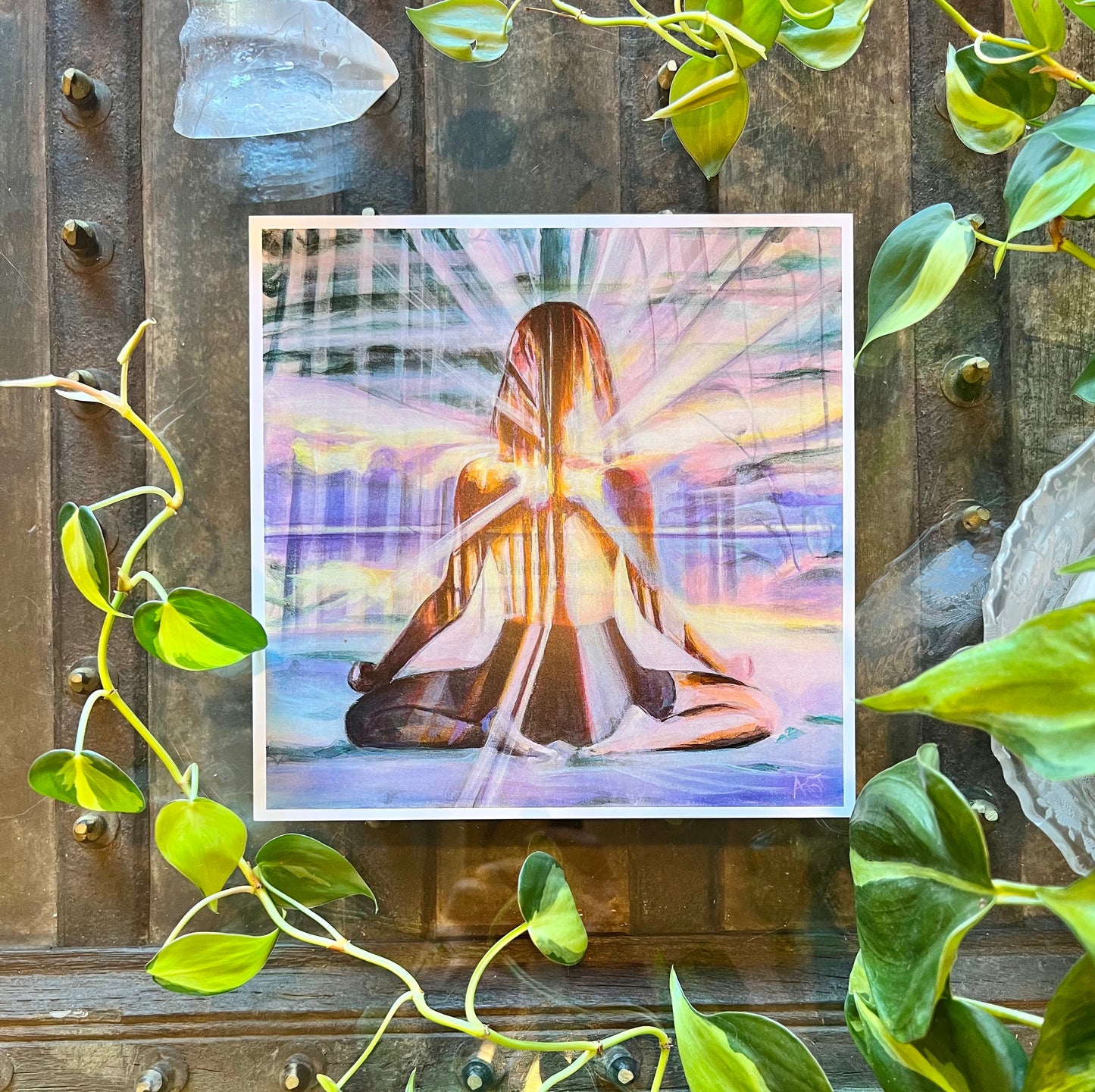 I Am Present 8x8 Print