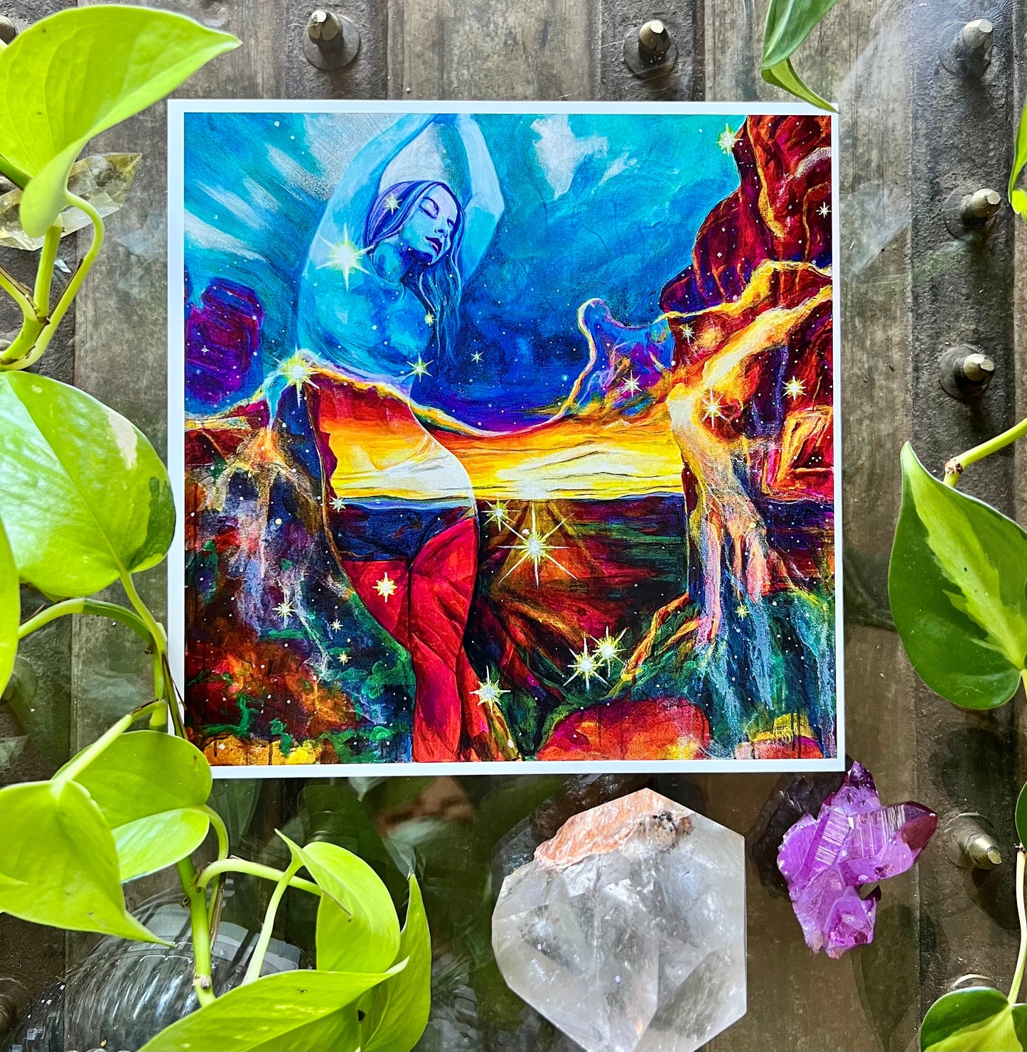 I Am Energy 8x8 print