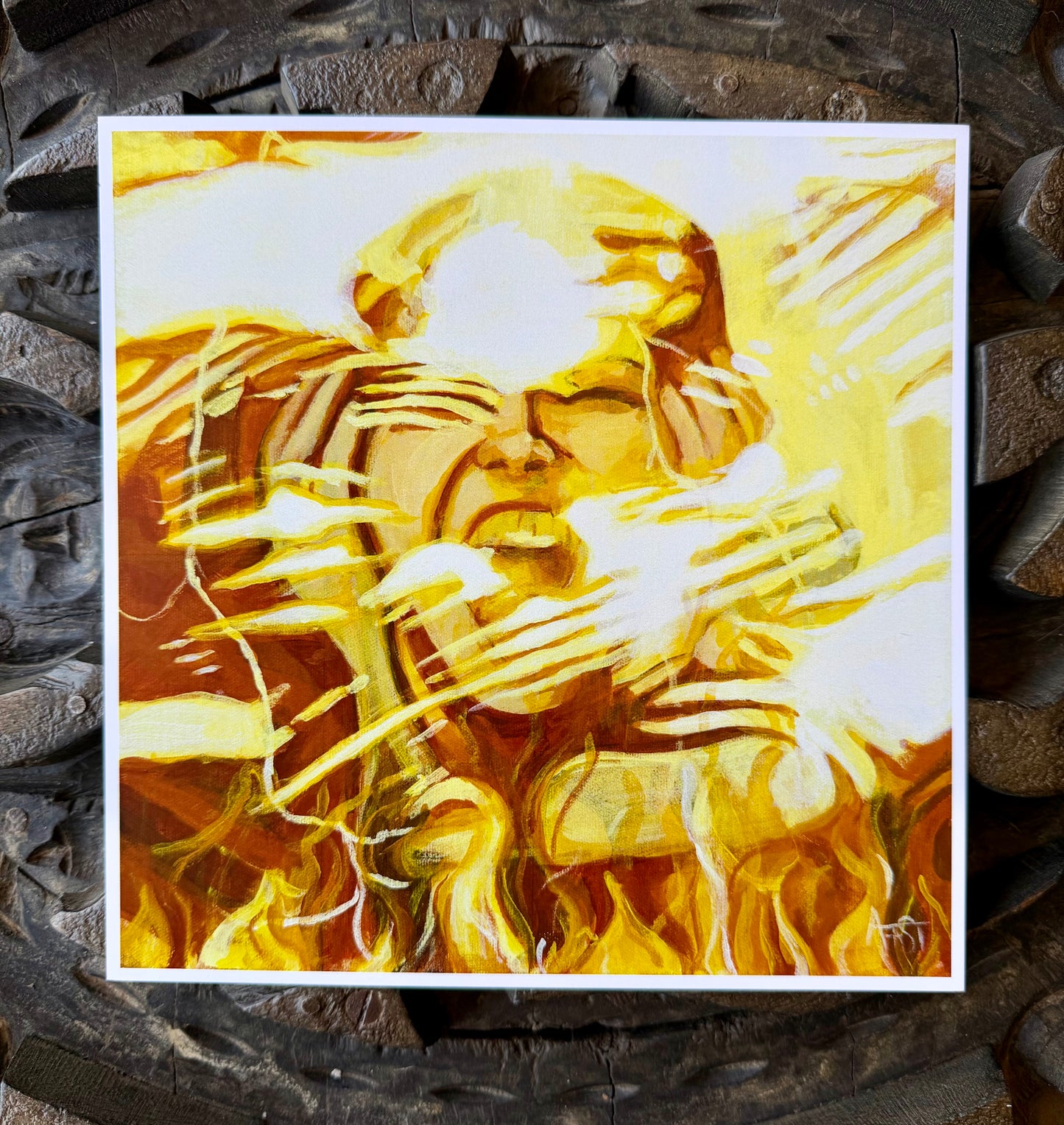It's Fine. I'm Fine. Everything's Fine. 8x8 Print